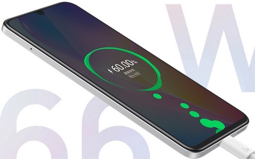 Vorgestelltes Smartphone Huawei Nova 8 SE 4G mit einer Vierfachkamera