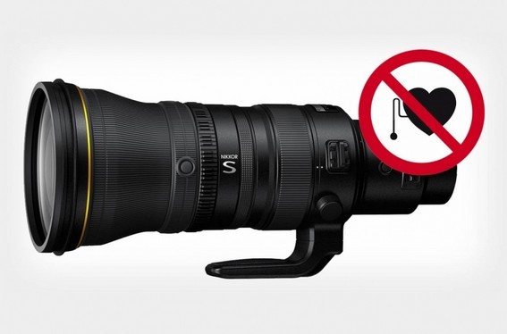 Lente Nikkor Z 400mm F/2.8 é perigosa para marcapassos