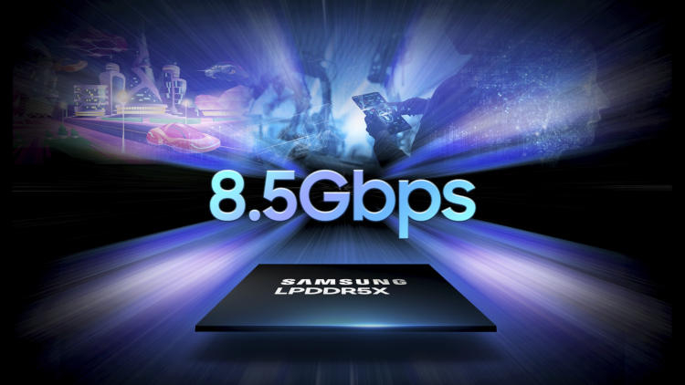 Samsung Electronics stellte den schnellsten Speicher LPDDR5X vor