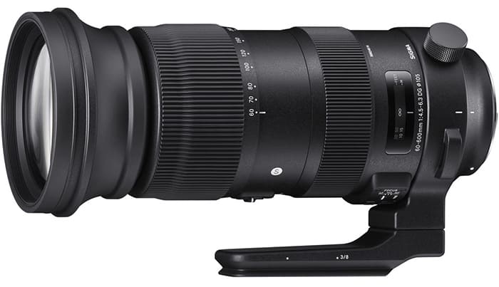 L'objectif Sigma 60-600mm F/4.5-6.3 DG DN OS Sports pour Sony E devrait être annoncé