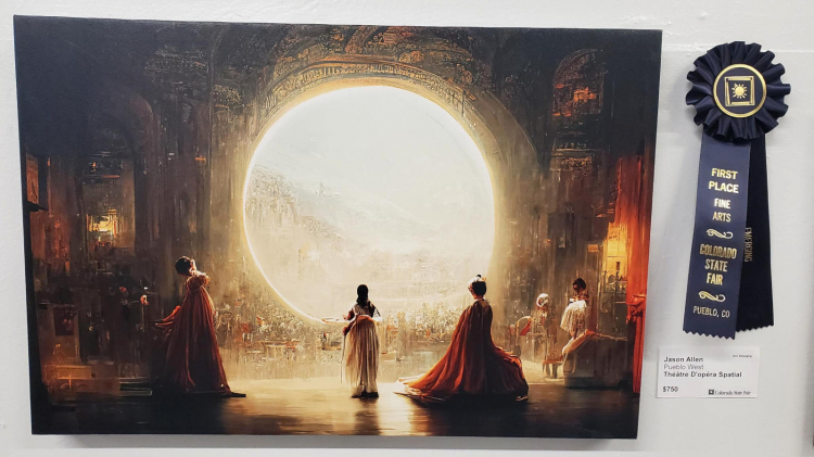 AI가 만든 그림, 미술 대회에서 우승