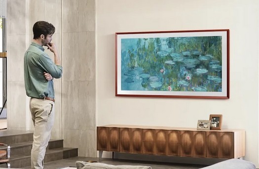 Samsungs neue The Frame-Fernseher erhalten einen matten Bildschirm, der noch mehr wie echte Gemälde aussieht