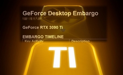 GeForce RTX 3070 Ti 16GB sarà in vendita l'11 gennaio e GeForce RTX 3090 Ti 24GB il 27 gennaio