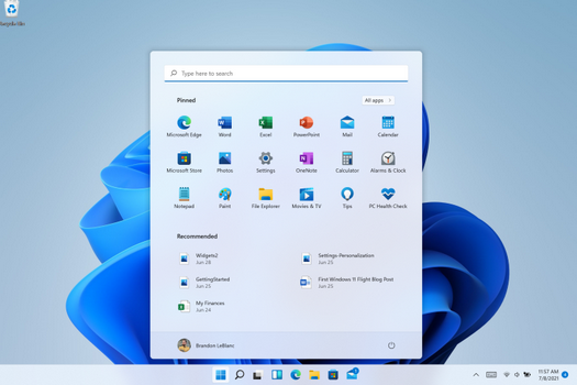 In der neuen Version von Windows 11 erschien eine Suche im Startmenü