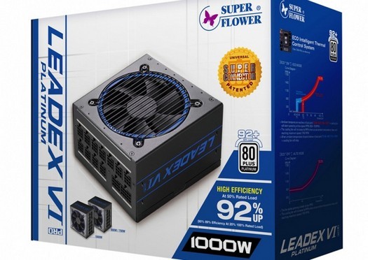 Super Flower lancia gli alimentatori Leadex VI Platinum Pro fino a 1000W