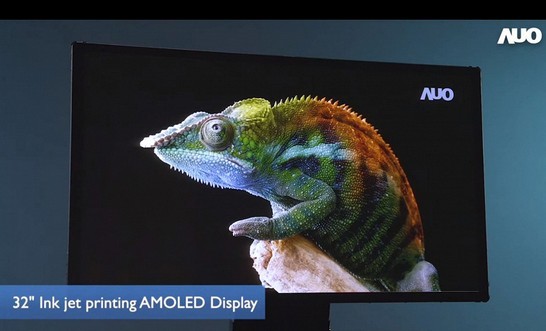 AUO dévoile son écran OLED enroulable double face