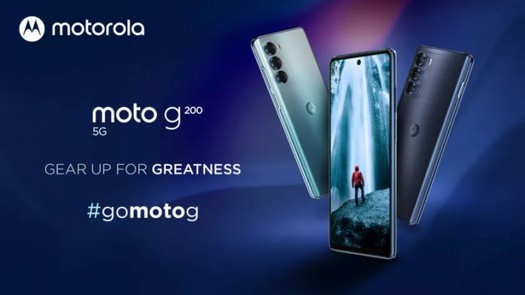 Motorola apresenta Moto G200 5G no Snapdragon 888+, suas especificações