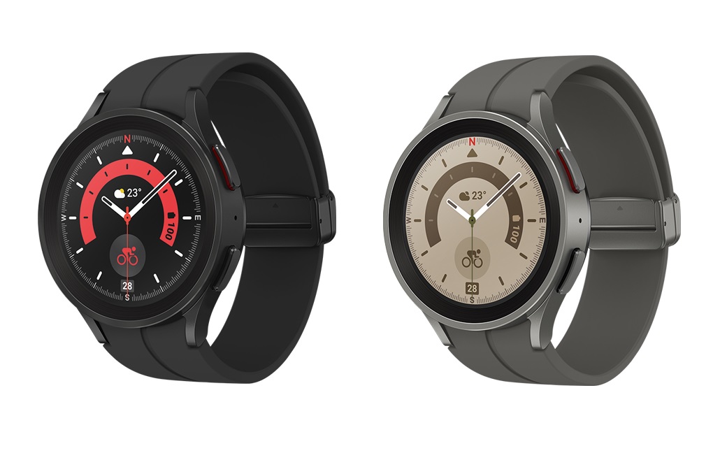 Samsung Galaxy Watch 5 と Watch 5 Pro を画像で紹介