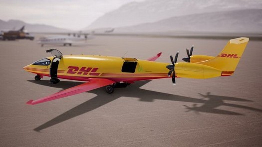 DHL acquista 12 aerei elettrici per trasportare pacchi negli USA