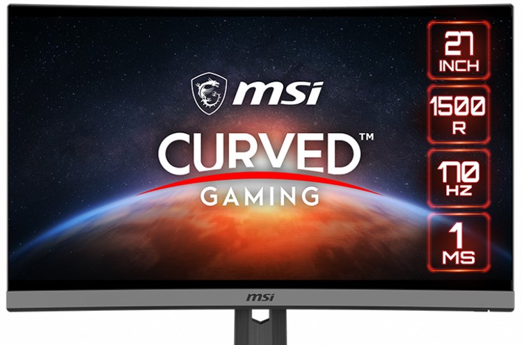 Monitor da gioco MSI G27C6P E2 lanciato con display concavo a 170 Hz