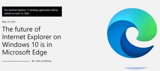 マイクロソフトはついに来年InternetExplorer11を終了します
