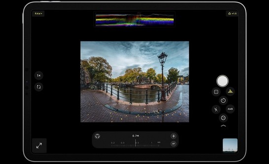 Application iPhone de la caméra Halide populaire publiée sur iPad